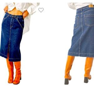 We The Free Jean skirt
